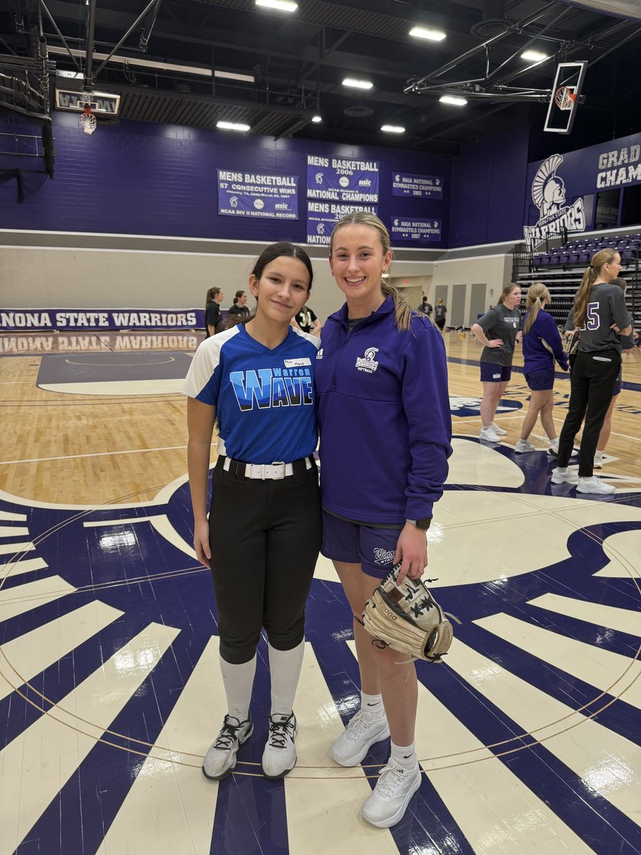 Loved my day at <a href="/WinonaStateSB/">WinonaState Softball</a>. Can’t wait to visit again in the summer! Thanks <a href="/sydneyjackson23/">sydney jackson 2023</a> for taking time to talk with me.  <a href="/CoachGregJones1/">Greg Jones</a> <a href="/AliNowak4/">Ali Nowak</a> <a href="/ann_smo98/">Ann Smolenski</a> @WTGS_WarrenWave <a href="/SoftballWths/">WTHS Softball</a> @WarrenWave16uTM