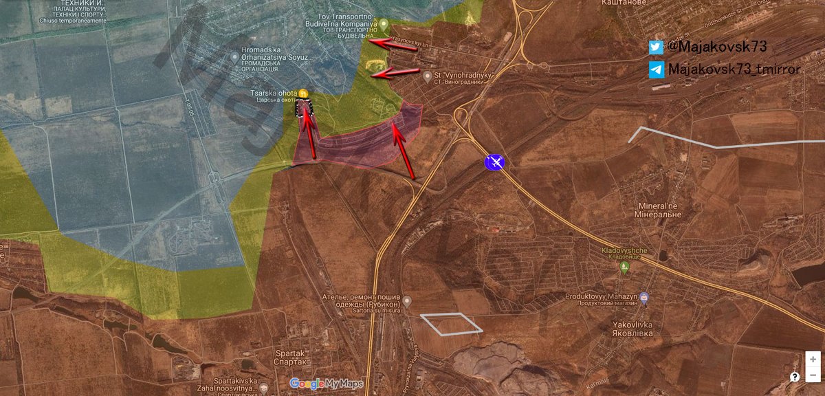 3\#Ucraina Fronte di Donetsk: chiarimento linee a sud di Avdivka. Sotto controllo russo anche la zona del ristorante.