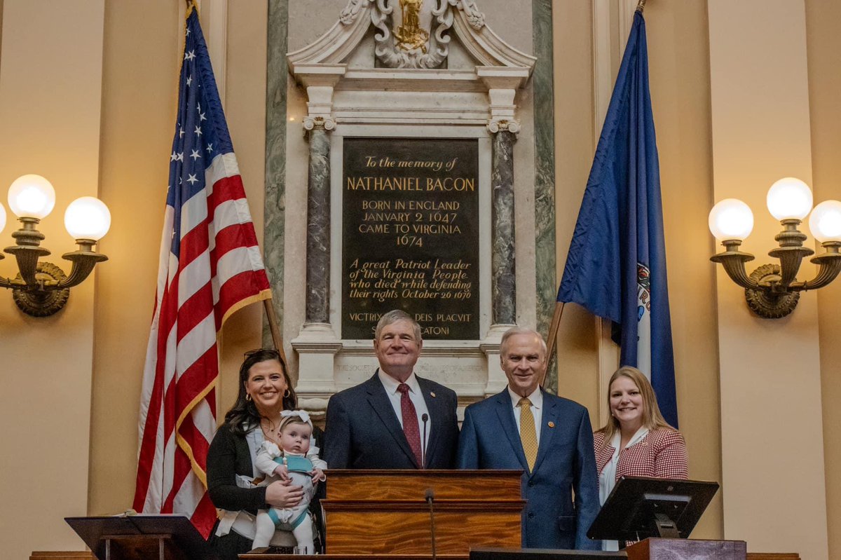drbnwalker's tweet photo. Thanks for inviting me (and my cute little sidekick) to Richmond for your swearing in ceremony, Delegate Ennis! We trust you to represent us well! https://t.co/bPodshiHER