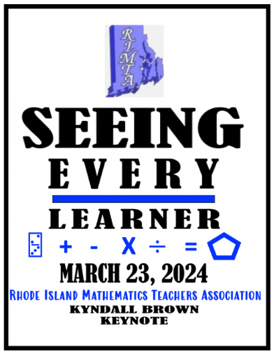 Registration is now open for the RIMTA Spring Conference on Sat., 3/23, at East Providence HS. We have a fantastic lineup of speakers, featuring a keynote by <a href="/kyndallab/">Kyndall Brown</a>, co-author of "Choosing to See". Go to rimta.net and click on the "Events" tab to register today.