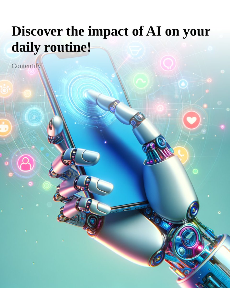 AI has become a common tool in our everyday lives, from automatic reminders to personalized search results. How has AI made an impact on your daily routine? #AIinDailyLife #PersonalizedTechnology #EverydayAI #TechImpact #DigitalAssistance