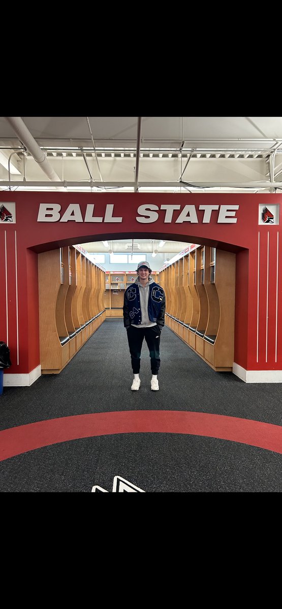 #AGTG After a great conversation with @CoryConnolly I’m blessed to announce I received an offer from Ball State! That being said, I will be committing to @BallStateFB ! Thank you to all my family, coaches and friends for supporting me through this journey. Go Cards 🔴⚪️ #WeFly
