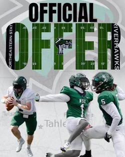 LevonDavis7's tweet photo. #AGTG Blessed to have receive an offer from Northeastern St University🔥🔥     @TheCoachPaul7 @CoachJGolightly @LancasterFBwebo @CoachSuth74 https://t.co/xWiiH2r2TG