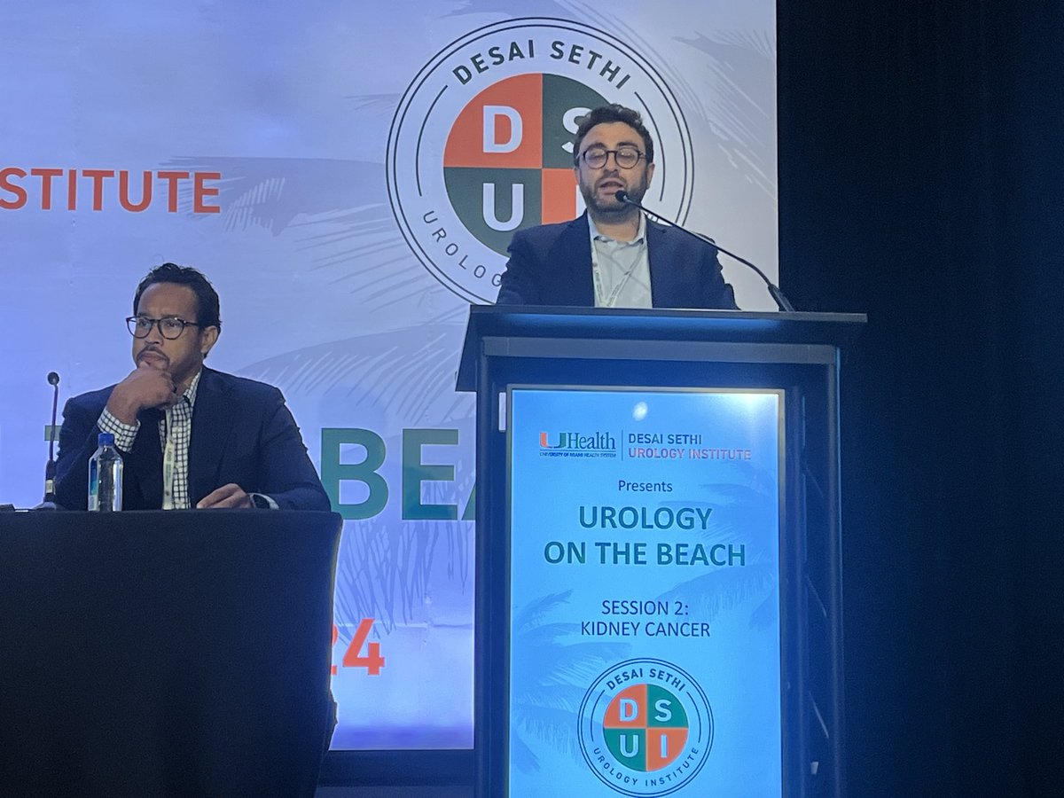 Had a wonderful time at the amazing #DSUIOnTheBeach2024 giving updates on genomics in kidney cancer and participating in a great clinical session. Thank you @dipenjparekh for the invite! @dsui_miami_uro