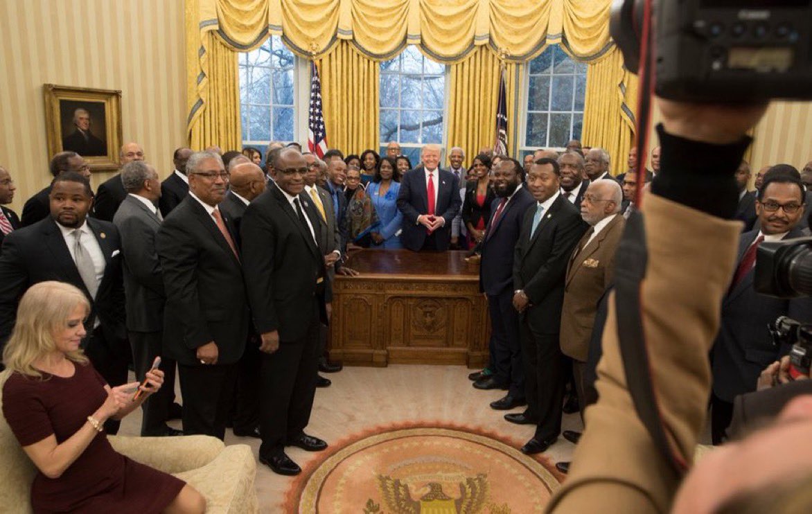 Donald J. Trump is the most racist President of all time because he brought Black leaders to the White House instead of Black Entertainers.