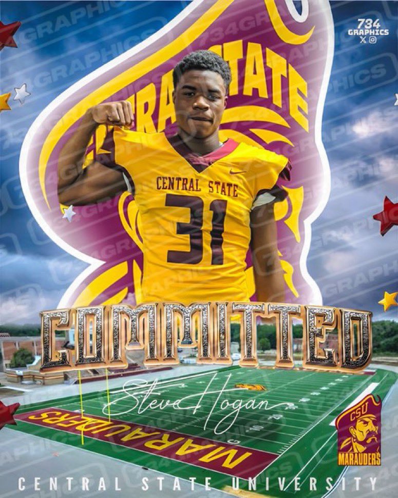 After a great recruiting process i have found my home! I am very blessed to say i am committing to Central State University thank you to all my coaches that have help me through this journey! and thank you to the whole central state coaching staff for the opportunity @CoachDops!