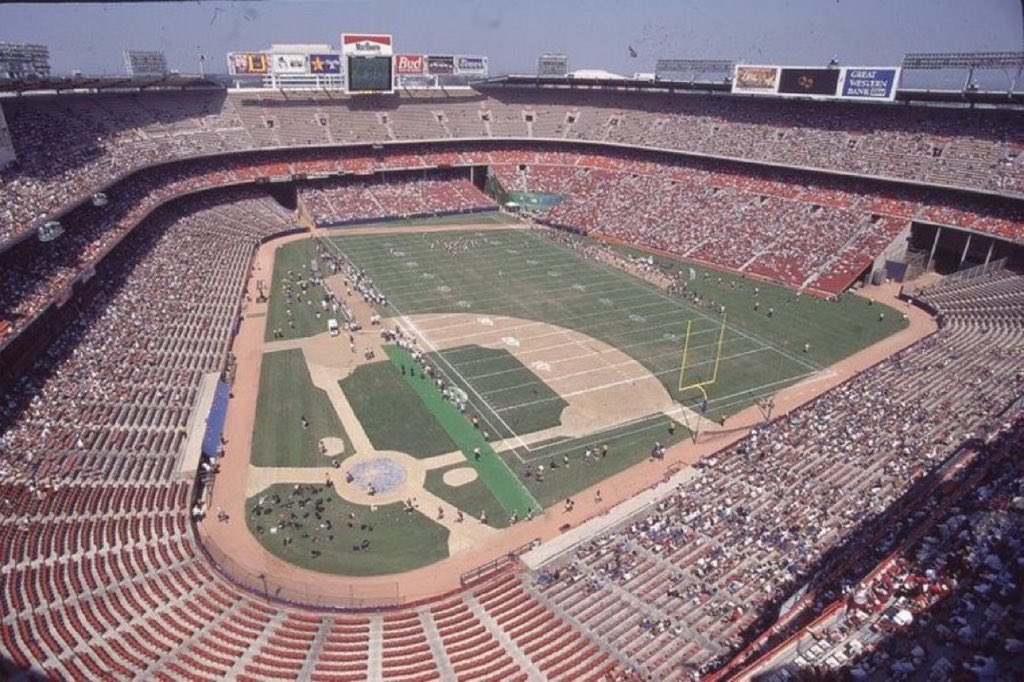 Nothing said “September” when I was a kid quite like an NFL game played on a goddamn baseball diamond.
