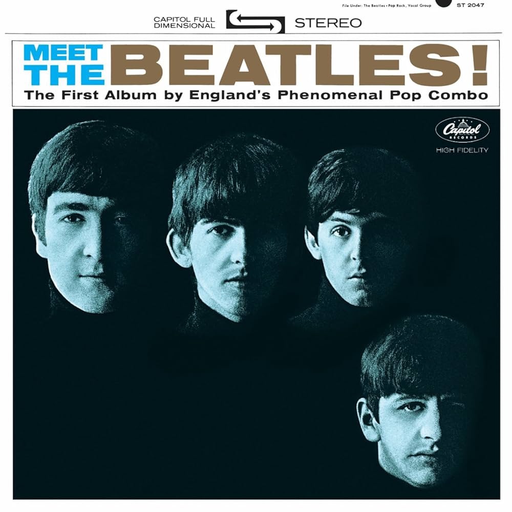ThatEricAlper's tweet photo. 60 years ago today, The Beatles marked the beginning of a musical revolution by releasing Meet the Beatles!, the masterpiece introduces us to the Fab Four's infectious energy and timeless hits like 'I Want to Hold Your Hand' and 'All My Loving.' https://t.co/EwWTJCl6Jg