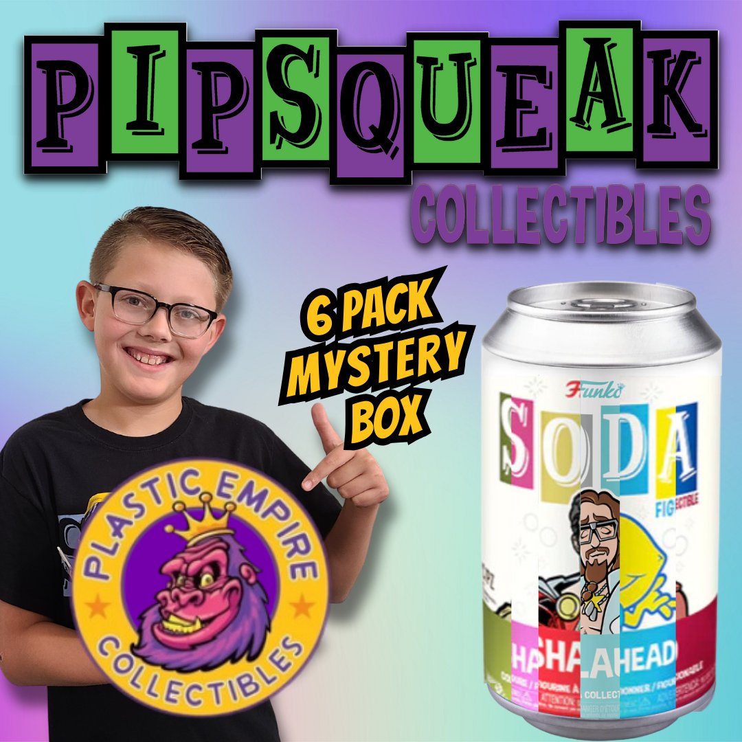 For Soda Saturday we open a 6 pack of mystery Sodas from Plastic Empire!
youtube.com/watch?v=2teNjG…
#Funko #FunkoSoda #MysteryBox #PlasticEmpire #PipsqueakCollectibles #Pipsqueak