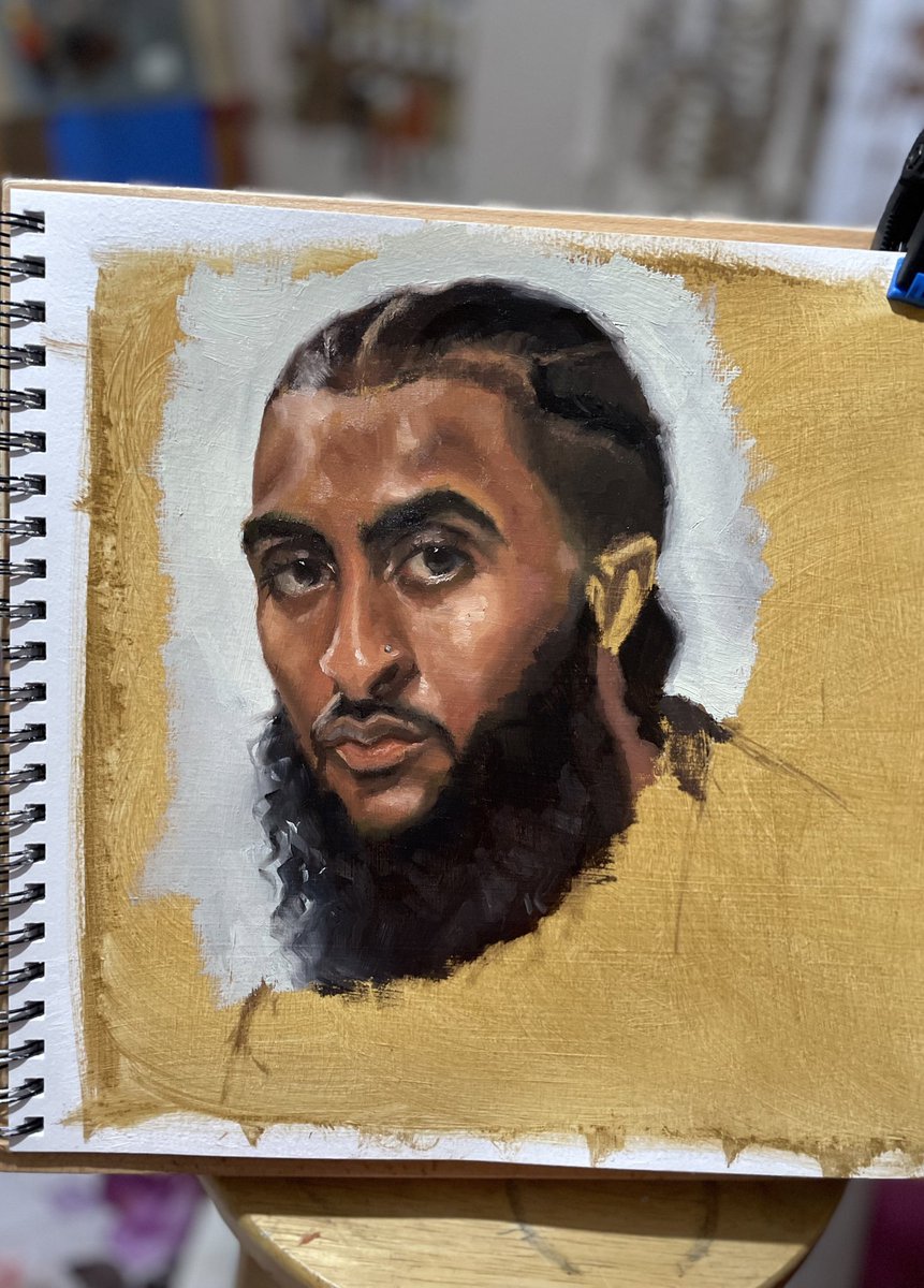 nayxrosa's tweet image. I don’t really like the outcome but it was great practice nonetheless. 

#oilpainter #headstudy