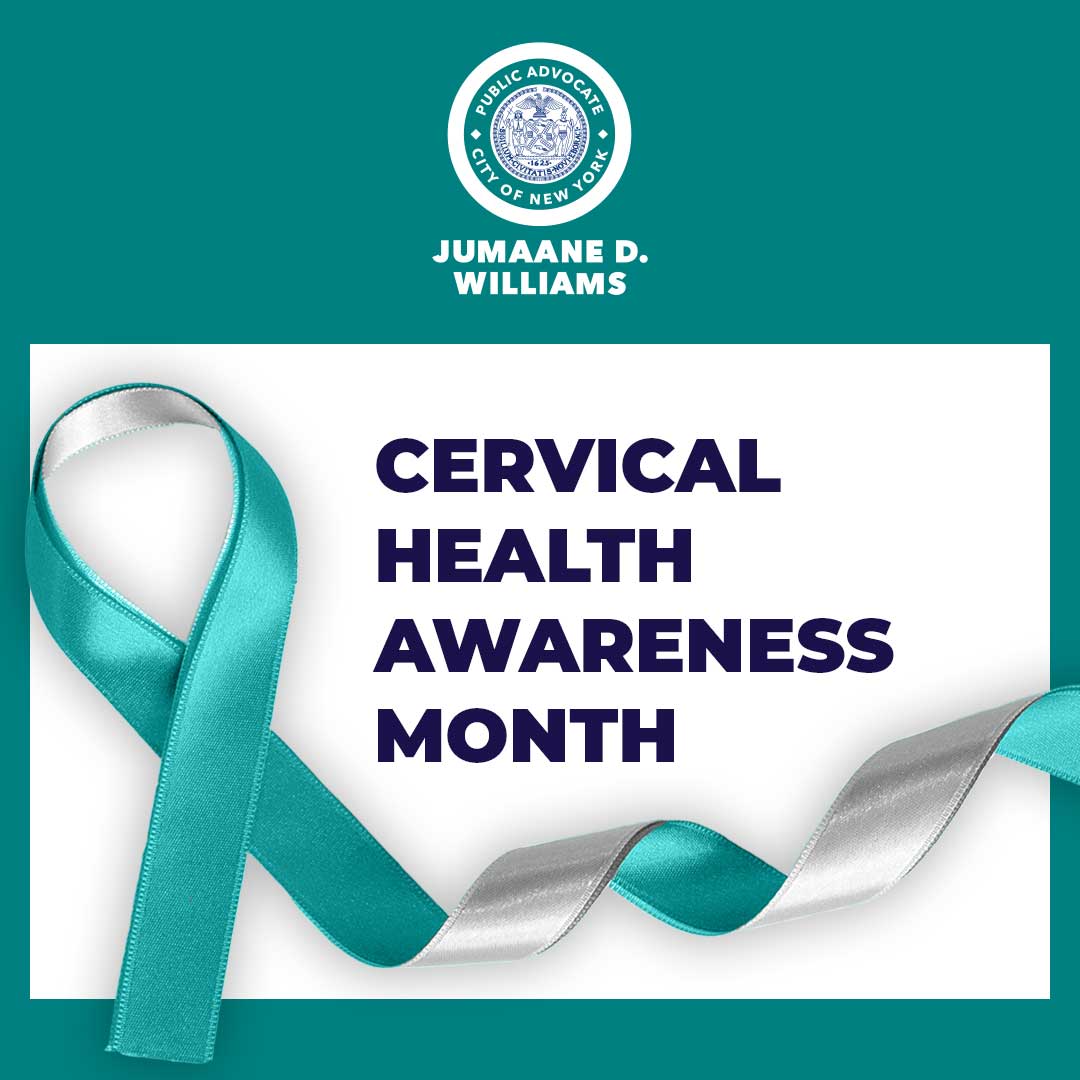 This Cervical Health Awareness Month, we continue to push for expanded healthcare access, reproductive justice, and #BirthEquityNYC.

🔹Learn about steps for #CervicalHealth and cervical cancer prevention from @nycHealthy: nyc.gov/site/doh/healt…

#CervicalHealthAwarenessMonth