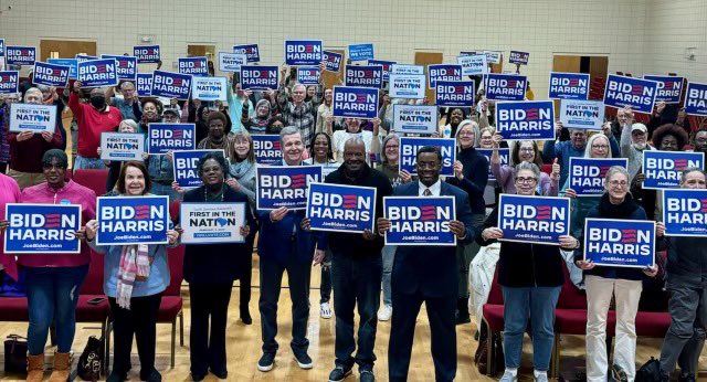 Thank you <a href="/NC_Governor/">Governor Josh Stein</a> for joining us for our #FITN tour Greenville stop and firing up the crowd!! Early voting starts on Mon, Jan 22… visit scvotes.org and make a plan to vote!!