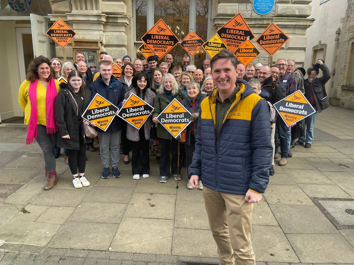 We had a fantastic campaign launch for the Witney constituency today. The Corn Exchange was so full that we ran out of chairs. Huge energy being channelled into a determination to play our part in kicking the Tories out. Huge thanks to everyone. We're going to win this!