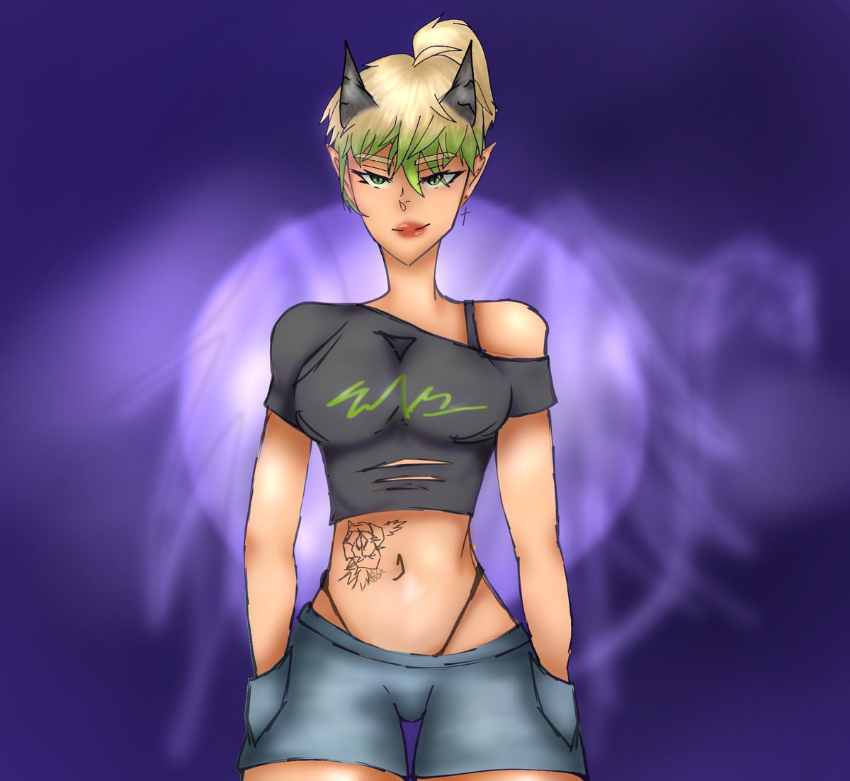 R4R0z3's tweet photo. New project I was working on anatomy still needs work 😅 https://t.co/bsgBCcAUxQ