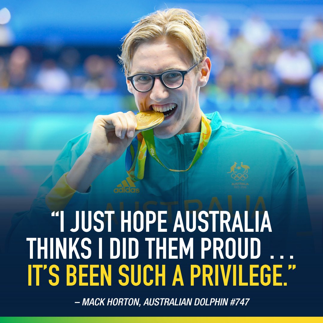 DolphinsAUS's tweet photo. Swimming Australia today recognised and thanked Mack Horton for his incredible years of valuable service to the Australian Dolphins following the announcement of his retirement from international competition.
Read more here: https://t.co/SIIq0UWBeQ
#DolphinForLife #747 https://t.co/szzOUeuiWD