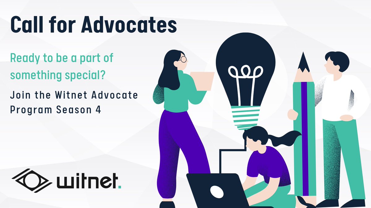 Ready to embark on a special journey? Join the #Witnet Advocate Program Season 4 now to complete exciting tasks and earn rewards in $WIT. Join the quest NOW: witnet.notion.site/Witnet-Advocat… Got questions? t.me/witnetio Adventure awaits! #WitnetAdvocate #DecentralizedFuture