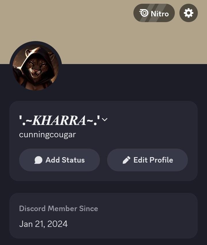 🐆|| Just hit the stupid DM limit, message me on discord if you can