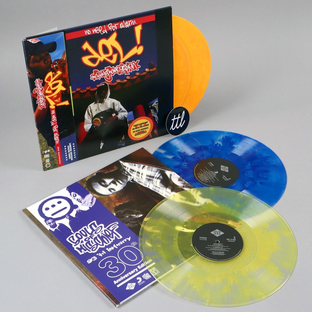 this is how we chill ♾ ↘ 30th anniversary (!) editions of @DelHIERO’s #NoNeedForAlarm + #SoulsOfMischief’s #93TilInfinity! ⫸ turntablelab.com/delnoneed ⫸ turntablelab.com/93til @HieroImperium @SOMHIERO @hieroaplus @opiohierosom @phestohierosoul @rapnoir #hieroglyphics