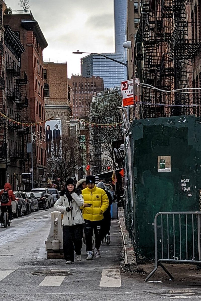 May not seem like much, but presence of at least a bit of physical infrastructure to keep pedestrians safe when sidewalks are temporarily closed makes strolling around the city much less stressful. Unfortunately Philadelphia too often fails to even enforce rules on the books.