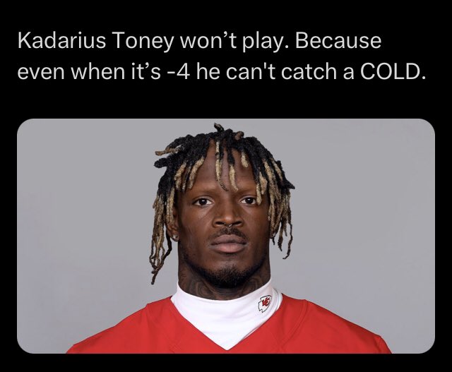 AllProLines's tweet photo. #Kadarius #Chiefs #NFLmemes https://t.co/hHHUeDeyYG