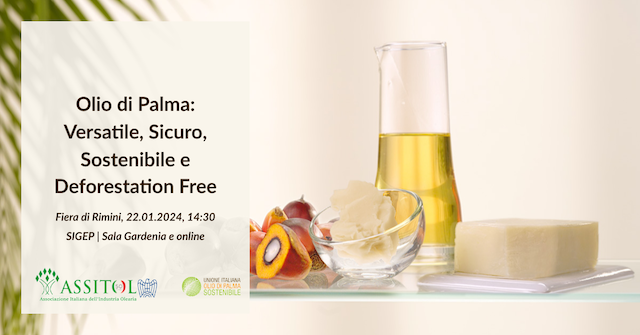 Unione Italiana per l'Olio di Palma Sostenibile (@epoa_it) on Twitter photo Ti aspettiamo a SIGEP (e online), lunedi 22.01.2024, 14,30 per parlare di #OliodiPalma: Versatile, Sicuro, Sostenibile e Deforestation Free con #Assitol, #UNIGRA', <a href="/RSPOtweets/">Roundtable on Sustainable Palm Oil</a> e #ICEA.
Registrati qui: mailchi.mp/oliodipalmasos… Ti aspettiamo a SIGEP (e online), lunedi 22.01.2024, 14,30 per parlare di #OliodiPalma: Versatile, Sicuro, Sostenibile e Deforestation Free con #Assitol, #UNIGRA', <a href="/RSPOtweets/">Roundtable on Sustainable Palm Oil</a> e #ICEA.
Registrati qui: mailchi.mp/oliodipalmasos…
