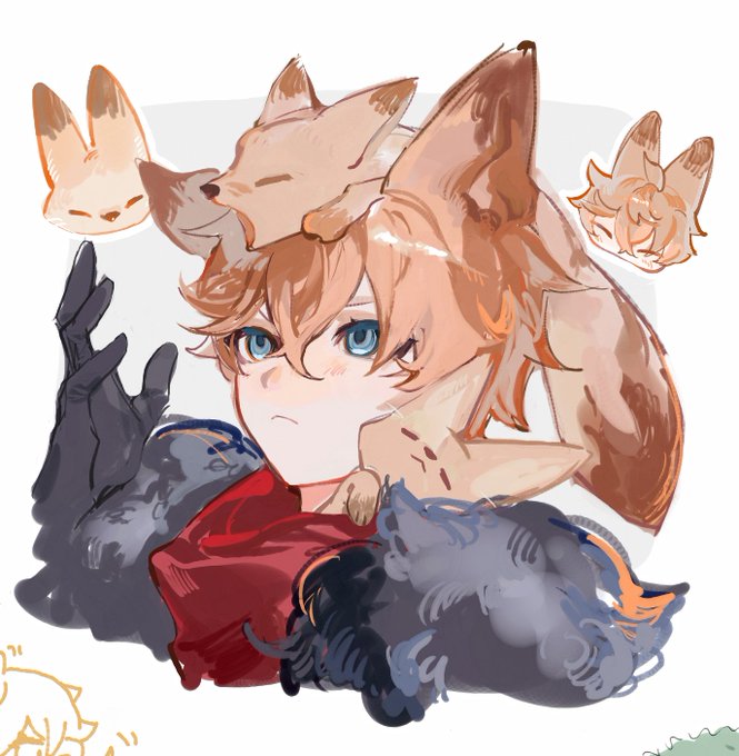 「bangs fox boy」 illustration images(Latest)