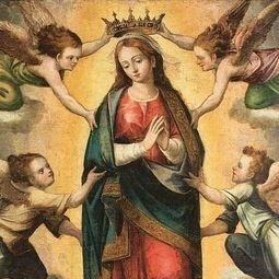 RaiosLuminosos's tweet photo. Salve, Rainha, Mãe de misericórdia, vida doçura, esperança nossa, Salve! A vós bradamos os degredados filhos de Eva, a vós suspiramos gemendo e chorando neste vale de lágrimas! Eia, pois, advogada nossa, esses vossos olhos misericordiosos a nós volvei... https://t.co/naHcoTs2CY