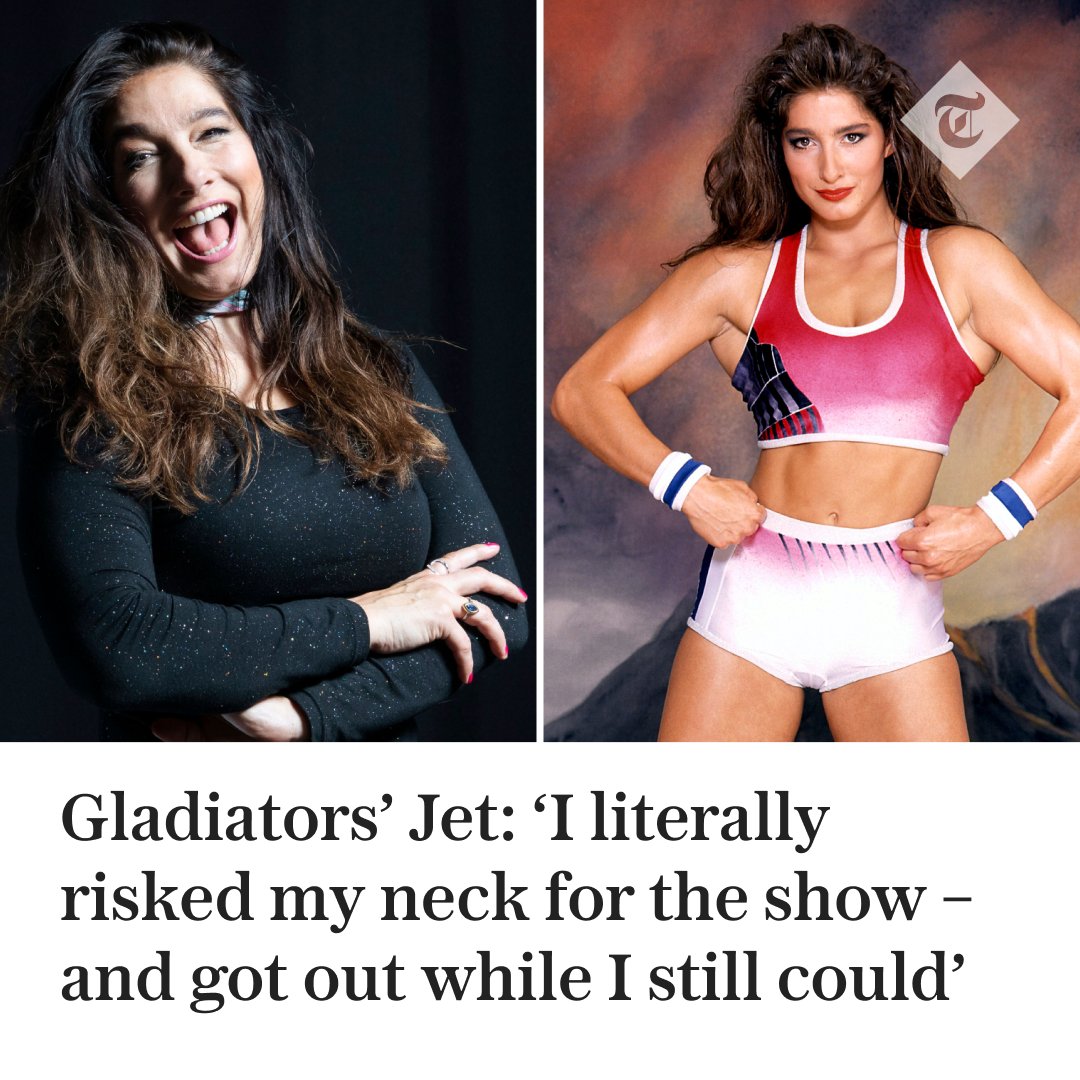 Gladiators' Jet: 'I literally risked my neck for the show – and got out  while I still could