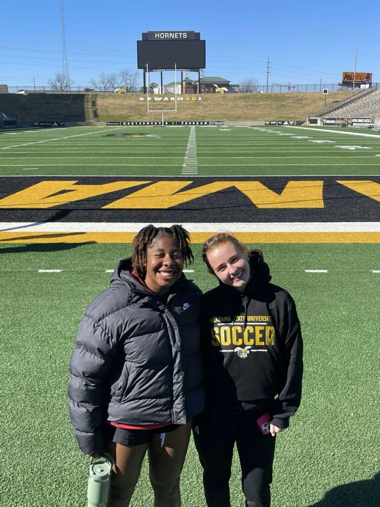 CLAUDESMORGAN's tweet photo. It was freezing 🥶 but alot of fun. Had great time @BamaStateSoccer @ASUSoccerCoach https://t.co/ttgJ2M4RRq