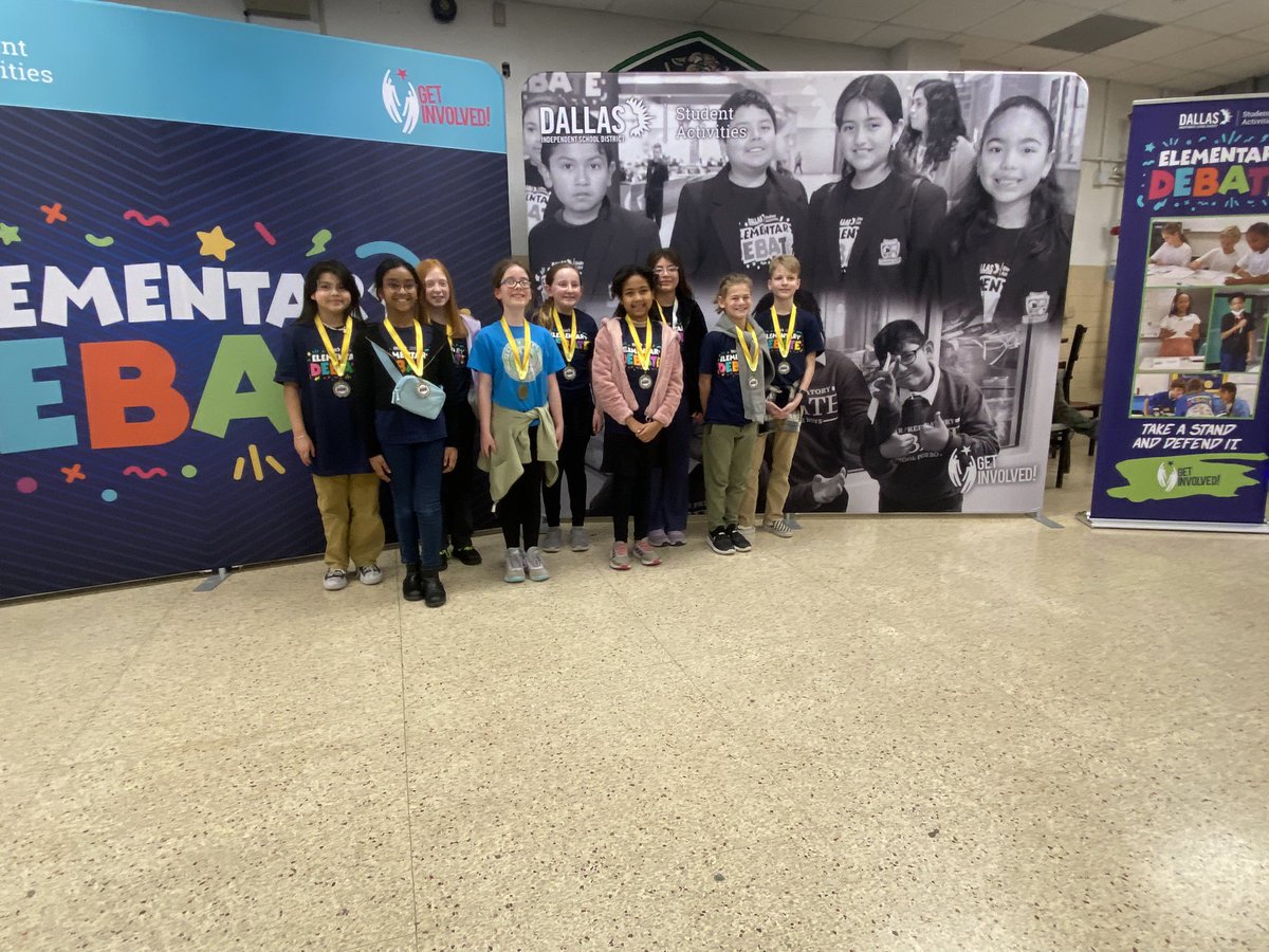 So excited we had two students place 2nd and 3rd out of over 200 kids at our first debate tournament! @PLSamHouston