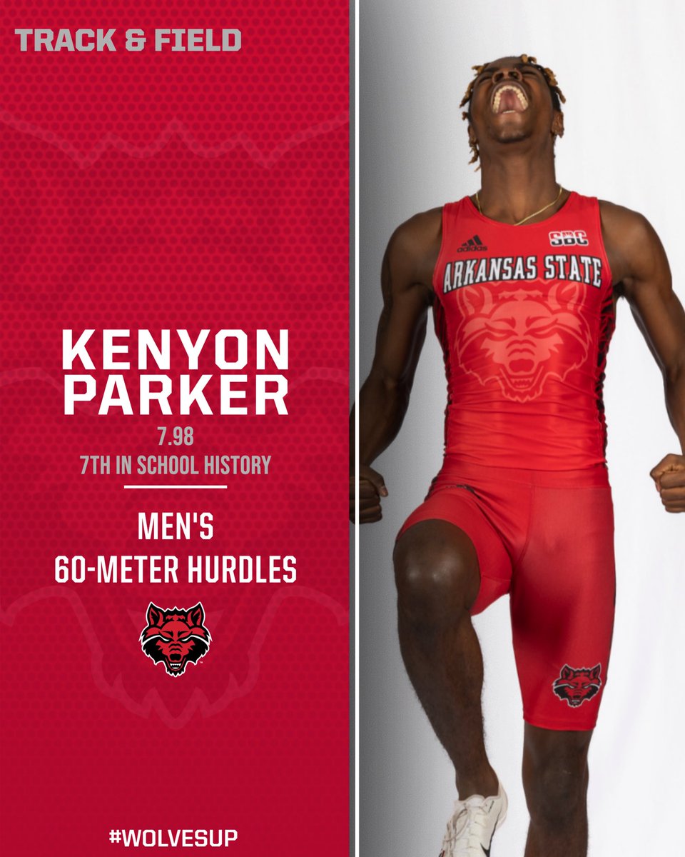 🚨SCHOOL RECORD🚨

Will Glass breaks his own record in the 60-meter hurdles to win the event!

1. Will Glass - 7.74
2. Colby Eddowes - 7.77 [PR]
4. Kenyon Parker - 7.98 [7th in school history]

📺 bit.ly/3SrKcHC
📊 bit.ly/3vIMglV

#WolvesUp