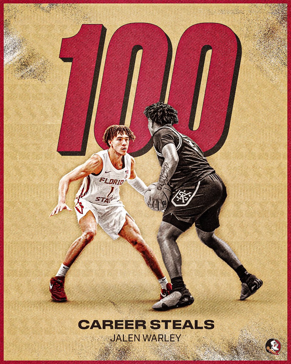 Warley with his 100th career steal ‼️