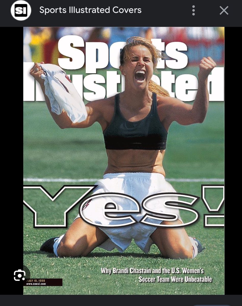 KendraVSharp's tweet photo. @JonBoeckenstedt This one too — a landmark moment for women in sports, not to mention women’s/ girls’ soccer. https://t.co/FVLAWGy17H