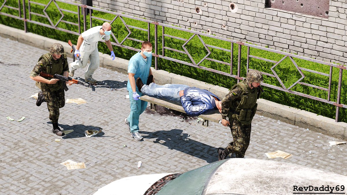"Elektro Rush"

Nurses from a nearby hospital work to rush an injured citizen to safety alongside CDF National Guard.

#Arma3 #Arma3Photography #ArmaPlatform