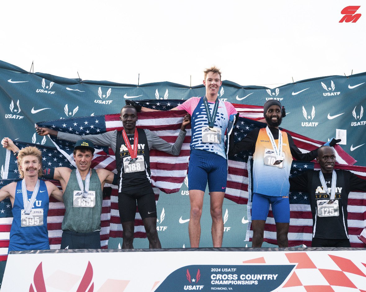CITIUS MAG (@citiusmag) on Twitter photo Top 6 finishers at today’s USATF XC championship qualify to represent the U.S. at World XC in March.
Men’s preliminary qualifiers:
1️⃣ <a href="/CooperTeare/">cooper!!</a> 29:06
2️⃣ <a href="/anthonyrotich1/">Anthony Rotich</a> 29:11
3️⃣ Ahmed Muhumed 29:12
4️⃣ <a href="/_Morgan_Pearson/">Morgan Pearson</a> 29:15
5️⃣ <a href="/ekbor00/">millennium</a> 29:26
6️⃣ Christian Allen 29:27 Top 6 finishers at today’s USATF XC championship qualify to represent the U.S. at World XC in March.
Men’s preliminary qualifiers:
1️⃣ <a href="/CooperTeare/">cooper!!</a> 29:06
2️⃣ <a href="/anthonyrotich1/">Anthony Rotich</a> 29:11
3️⃣ Ahmed Muhumed 29:12
4️⃣ <a href="/_Morgan_Pearson/">Morgan Pearson</a> 29:15
5️⃣ <a href="/ekbor00/">millennium</a> 29:26
6️⃣ Christian Allen 29:27