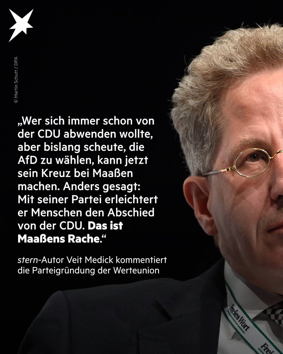 Hans-Georg Maaßens rechte #WerteUnion dürfte es in der neuen Parteienlandschaft schwer haben. Für die CDU könnte sich die Abspaltung aber noch als Albtraum erweisen, kommentiert @vmedick . t1p.de/ysar4 #Maassen