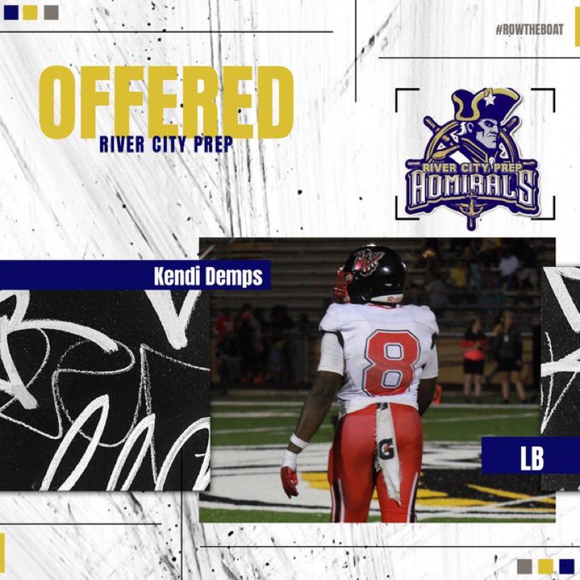 demps_kendi's tweet photo. Blessed to receive an offer from @RiverCityPrepFB thank you @CoachDerrickW @CoachRandall41 https://t.co/zPvZG1WZWX