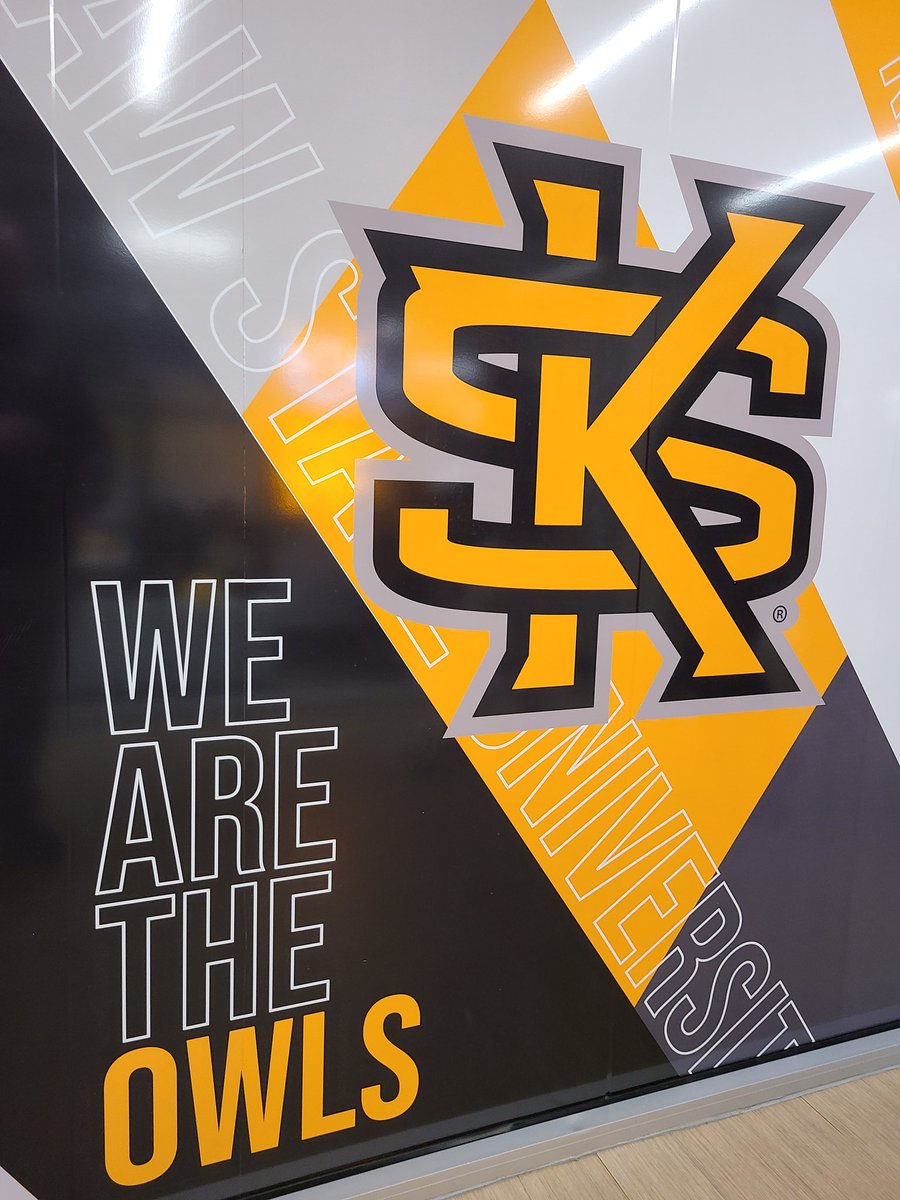 Love the ⬛️ and 🟨 pride on this campus! <a href="/ConferenceUSA/">Conference USA</a> <a href="/kennesawstfb/">Kennesaw State Football</a> @KSUEATzone #FBS24 #Owls24ward