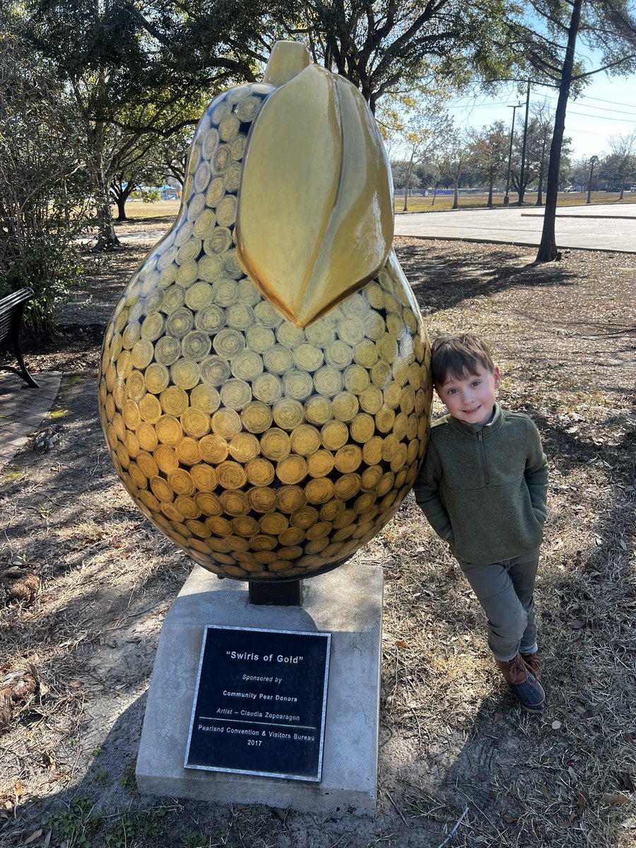 It was a little cold but we completed the Pear-Scape Trail this morning. If you are looking for a little adventure this is a good one! @Visit_Pearland
