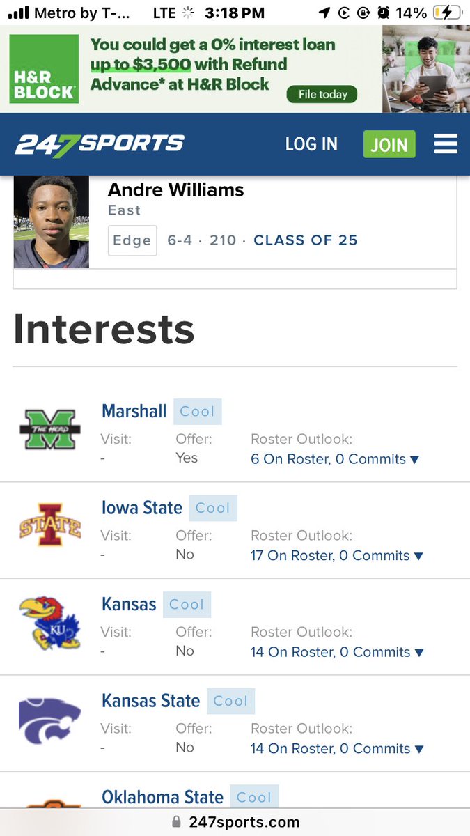 Andre Williams Jr 3⭐️ tweet media