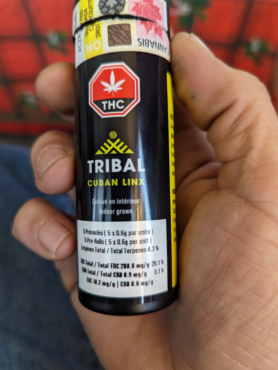 Consistently one of the best products on the Canadian market, IMHO. 28.1% total THC, and 4.3% Terps. Tastes like weed is supposed to taste, not like fruit, or cake, or mint, but like a freakin skunk's arse! #CannabisCommunity #StonerFam #CanadianCannabis