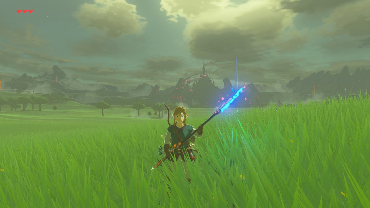 MaxMtzDiaz's tweet photo. Primeras armas Sheika!! #BreathoftheWild #NintendoSwitch https://t.co/ZAccSiEaF8