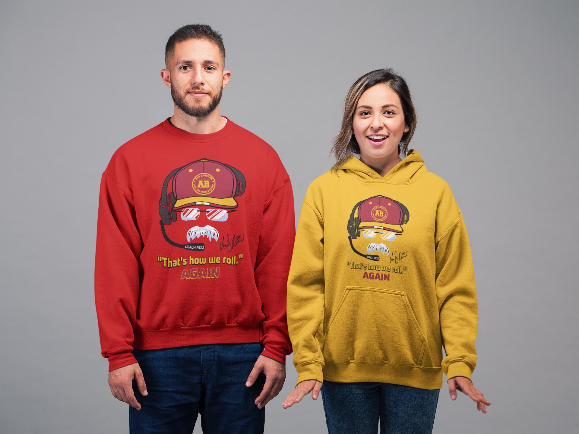 Andy Reid Frozen Mustache Sweatshirt Viralstyle