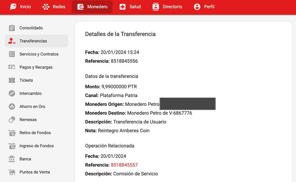 El Petro se mantiene vigente en su respectivo monedero del sistema Patria (20/01/2024), monedero ideal para el ahorro indexado al valor del $.  1 Petro = 60$ al tipo de cambio del día del BCV.