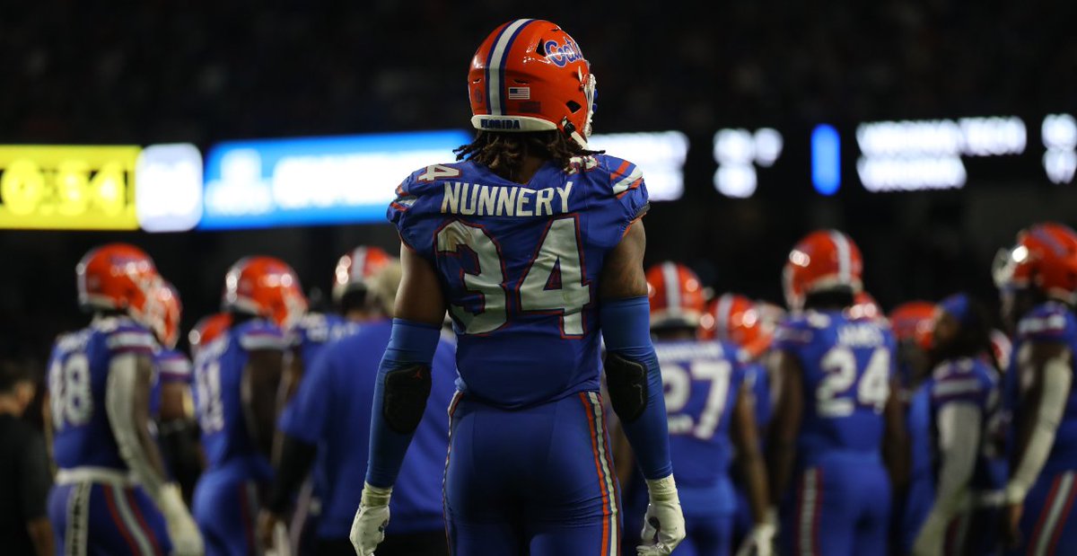BREAKING: Senior linebacker Mannie Nunnery, who entered the NCAA transfer portal earlier this month, will return to Florida for his final season of remaining eligibility, sources tell @Swamp_247. Story: 247sports.com/college/florid…