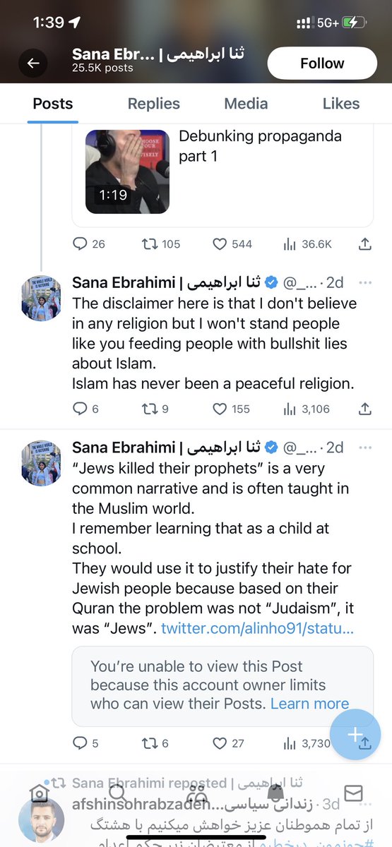 izadnegin's tweet photo. If you are using the Women Life Freedom as a way to push islamaphobia, and seem to be able to post about anything but the current genocide, you need to stop acting like your interests are based on morals @__Injaneb96 https://t.co/FrRBFeDTY2