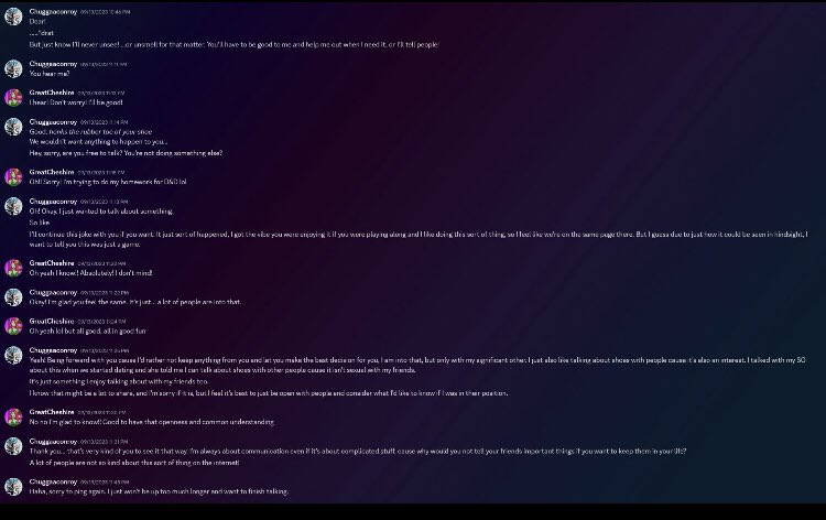 GoodSmg4's tweet photo. AINT NO FUCKING WAY SHE JUST CONFIRMED SHE WAS OK WITH IT. You can’t look at me and tell me Emile was in the wrong here. Any reasonable person would think that this is her saying she’s fine with it. The screenshots were deliberately cropped to make Emile look worse. https://t.co/nB0D1hGOob