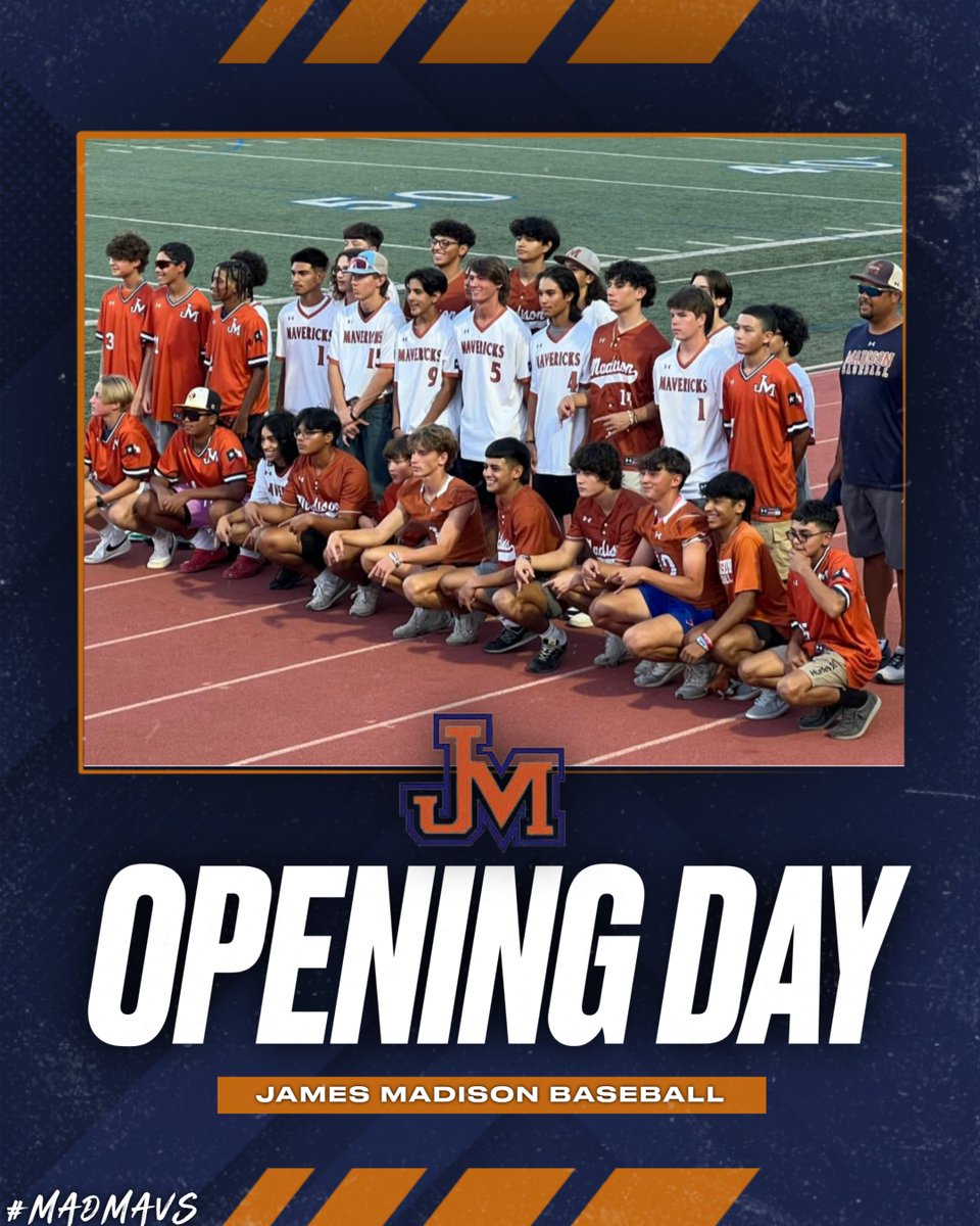 MadMavBsbl's tweet photo. Opening Day and practice for High School Baseball around the state this weekend! Madison Baseball is in full swing. #MadMavs https://t.co/xR8NLqW471