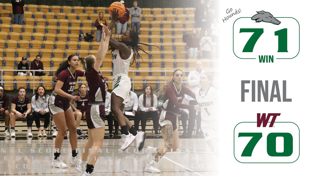 GREYHOUNDS WIN!!! A gutsy win for the Green & Silver against the Lady Buffs!!! #ENMU #ALLIN