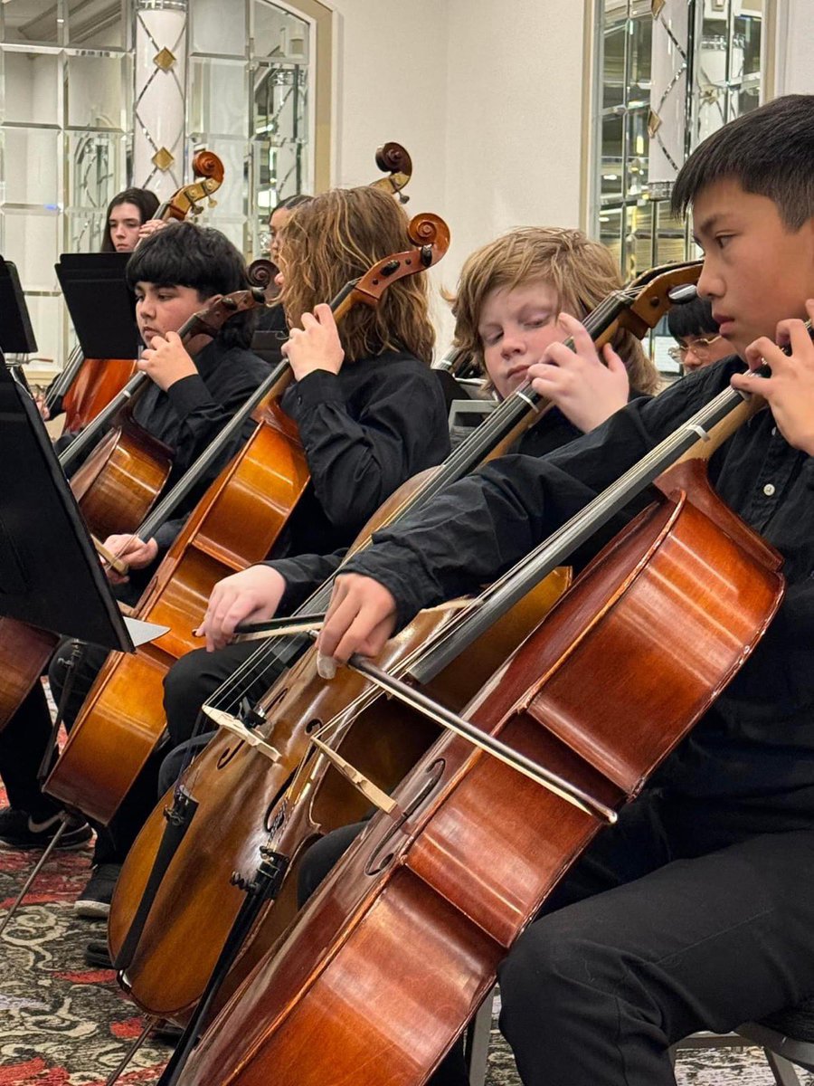 CSASMiddle's tweet photo. YOUR Middle-Level Honor Orchestra last night at the @OkMEA_Org Winter Conference! 🎼💫 @OKCPS https://t.co/fliWFRne8Y